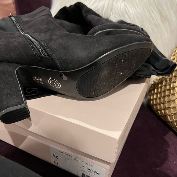 Canyons Over the Knee Boots black size 9 - Picture 2 of 6